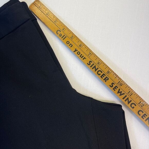 St. John Sport Black Fall 06 Basic Wide Leg High Waist Dress Pants Size Large - Picture 10 of 10